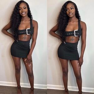 Elegant Black Mini Skirt